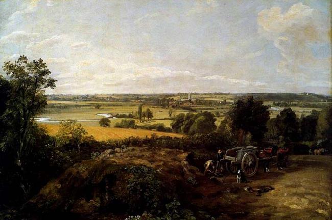 John Constable The Stour-Valley with the Church of Dedham Sweden oil painting art